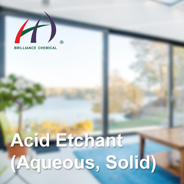 Acid etchant (may tubig, solid)
